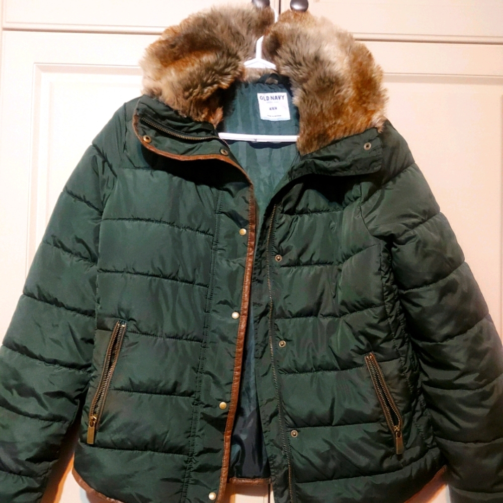 Med green jacket